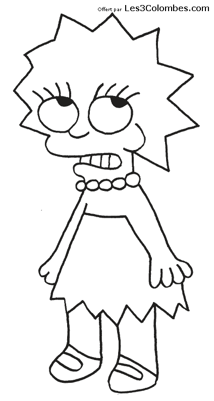 Dibujo para colorear: Simpsons (Dibujos animados) #23928 - Dibujos para Colorear e Imprimir Gratis