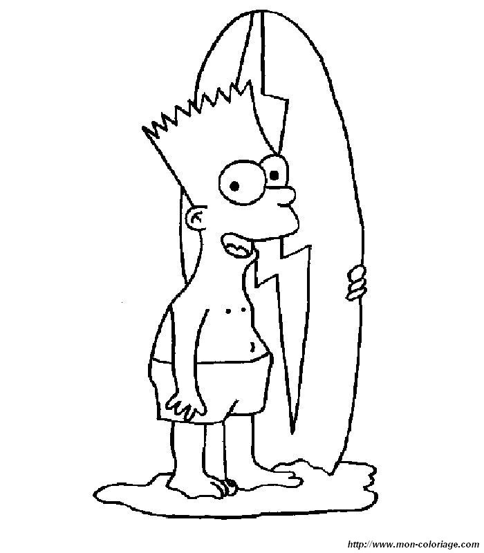 Dibujo para colorear: Simpsons (Dibujos animados) #23945 - Dibujos para Colorear e Imprimir Gratis