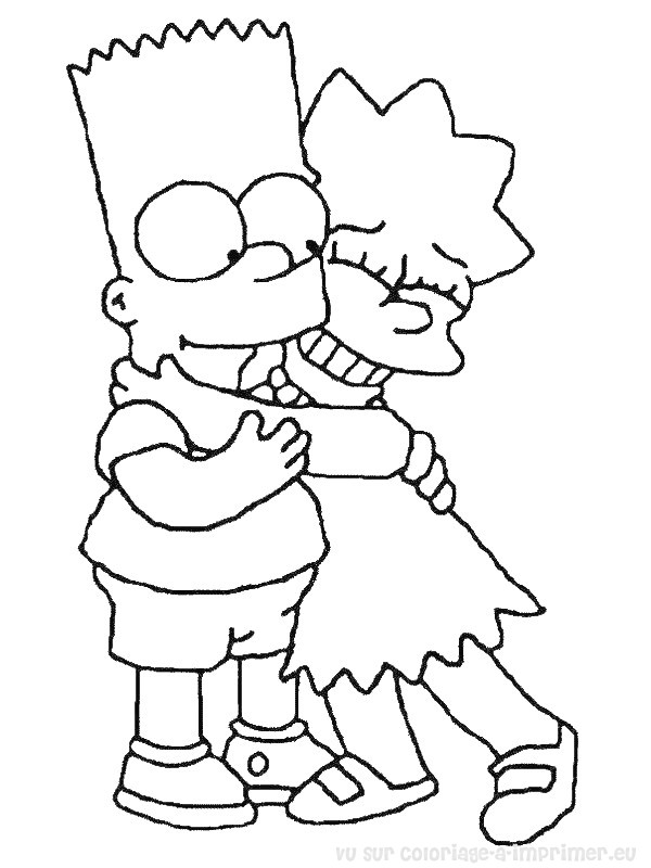 Dibujo para colorear: Simpsons (Dibujos animados) #23950 - Dibujos para Colorear e Imprimir Gratis