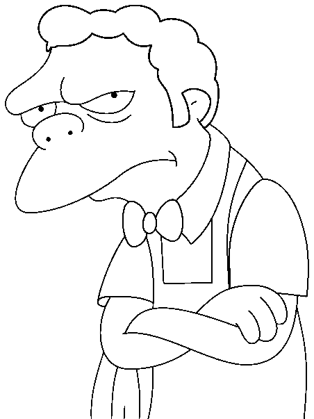 Dibujo para colorear: Simpsons (Dibujos animados) #23953 - Dibujos para Colorear e Imprimir Gratis