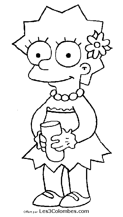 Dibujo para colorear: Simpsons (Dibujos animados) #23964 - Dibujos para Colorear e Imprimir Gratis