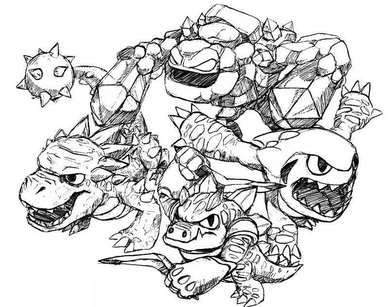 Dibujo para colorear: Skylanders (Dibujos animados) #43393 - Dibujos para Colorear e Imprimir Gratis