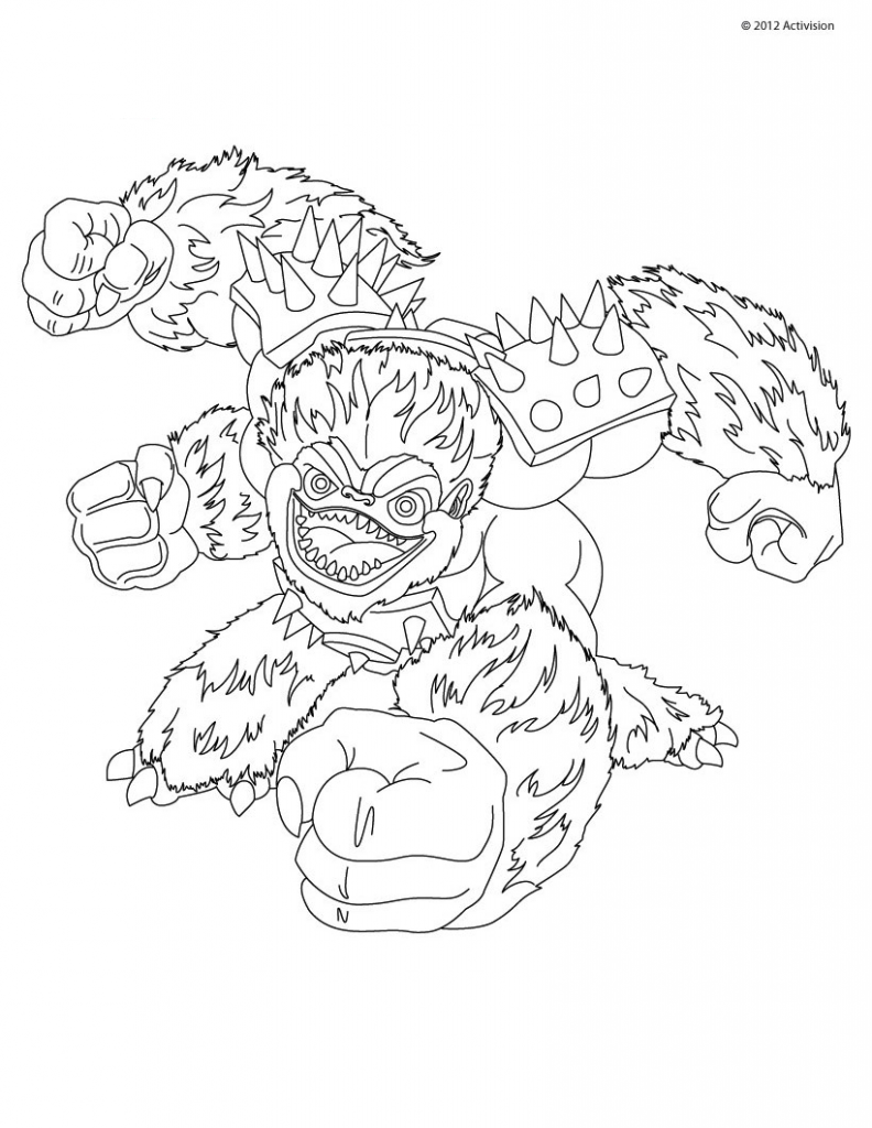 Dibujo para colorear: Skylanders (Dibujos animados) #43420 - Dibujos para Colorear e Imprimir Gratis