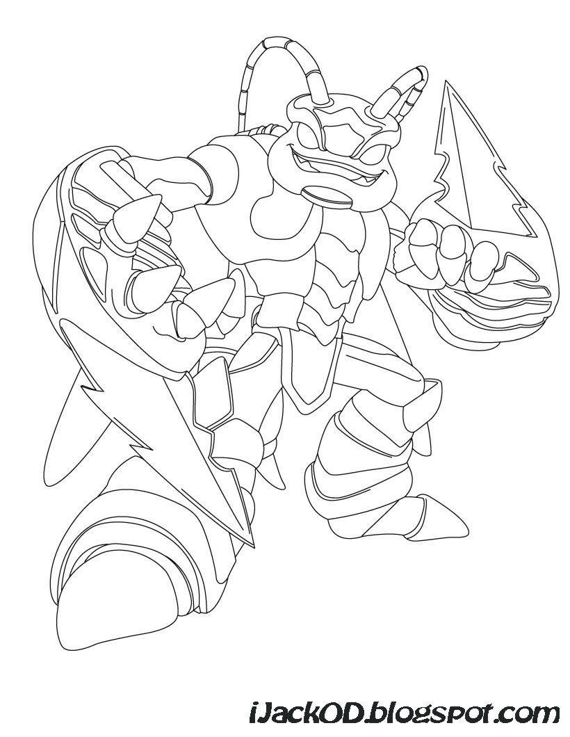 Dibujo para colorear: Skylanders (Dibujos animados) #43521 - Dibujos para Colorear e Imprimir Gratis