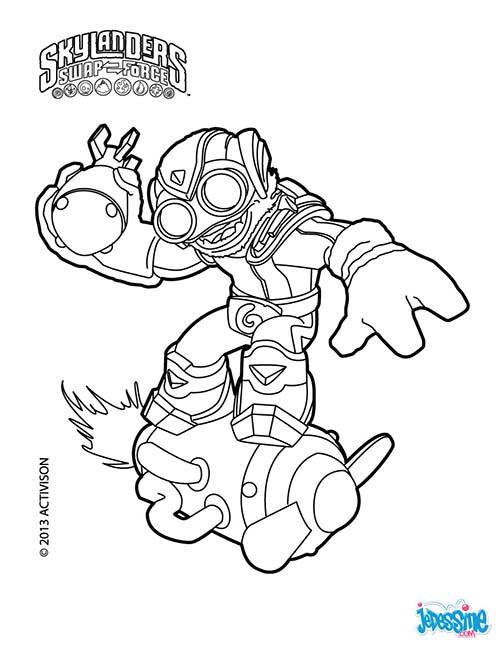 Dibujo para colorear: Skylanders (Dibujos animados) #43541 - Dibujos para Colorear e Imprimir Gratis