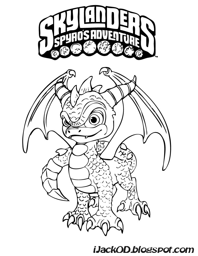 Dibujo para colorear: Skylanders (Dibujos animados) #43563 - Dibujos para Colorear e Imprimir Gratis