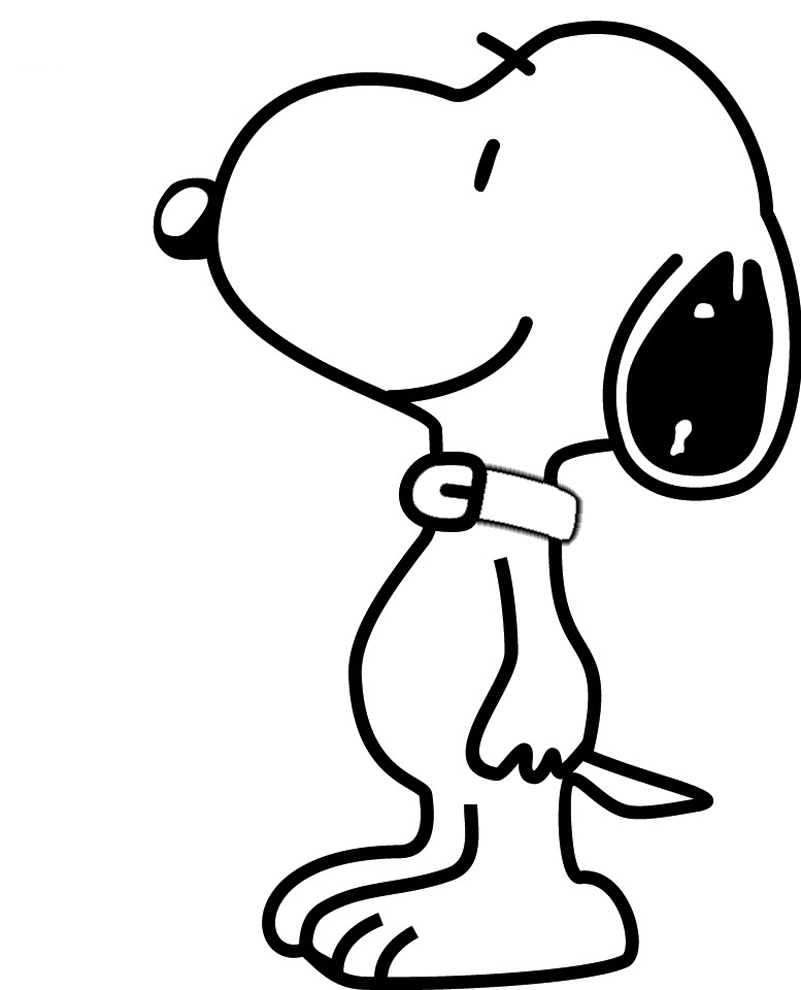 Dibujos de Snoopy (Dibujos animados) para colorear – Páginas imprimibles  gratis