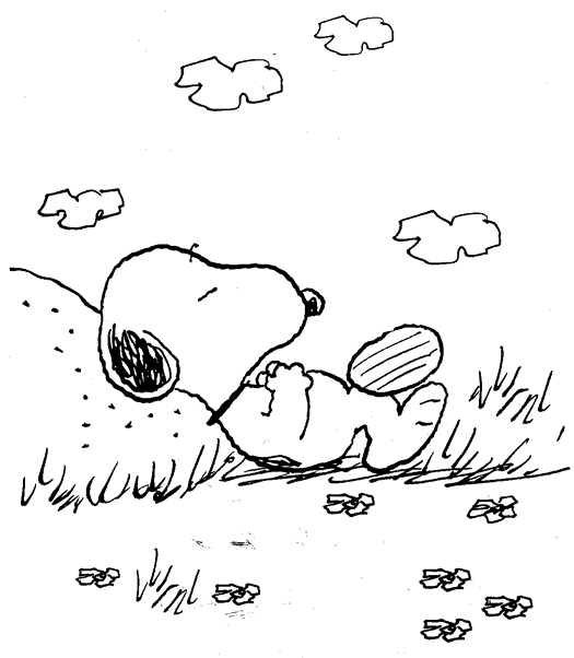 Dibujo para colorear: Snoopy (Dibujos animados) #27182 - Dibujos para Colorear e Imprimir Gratis