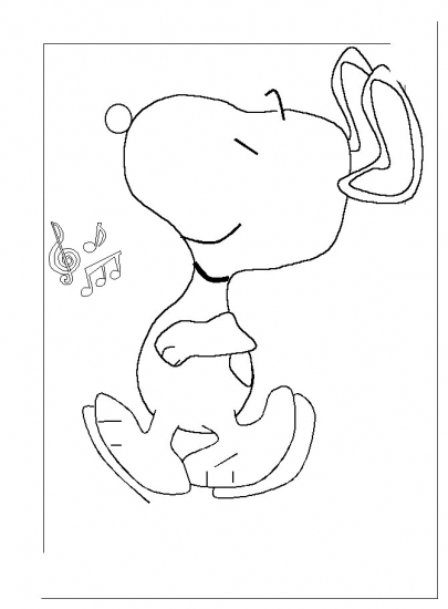 Dibujo para colorear: Snoopy (Dibujos animados) #27189 - Dibujos para Colorear e Imprimir Gratis