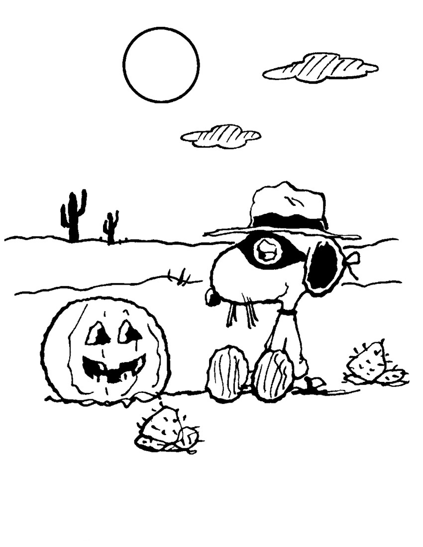 Dibujo para colorear: Snoopy (Dibujos animados) #27209 - Dibujos para Colorear e Imprimir Gratis