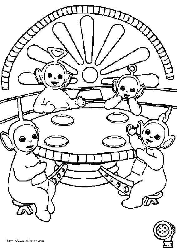 Dibujo para colorear: Teletubbies (Dibujos animados) #49680 - Dibujos para Colorear e Imprimir Gratis