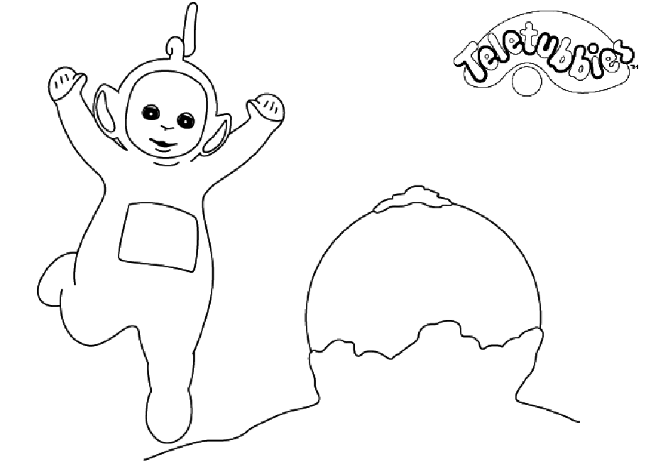 Dibujo para colorear: Teletubbies (Dibujos animados) #49682 - Dibujos para Colorear e Imprimir Gratis