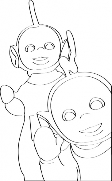 Dibujo para colorear: Teletubbies (Dibujos animados) #49702 - Dibujos para Colorear e Imprimir Gratis