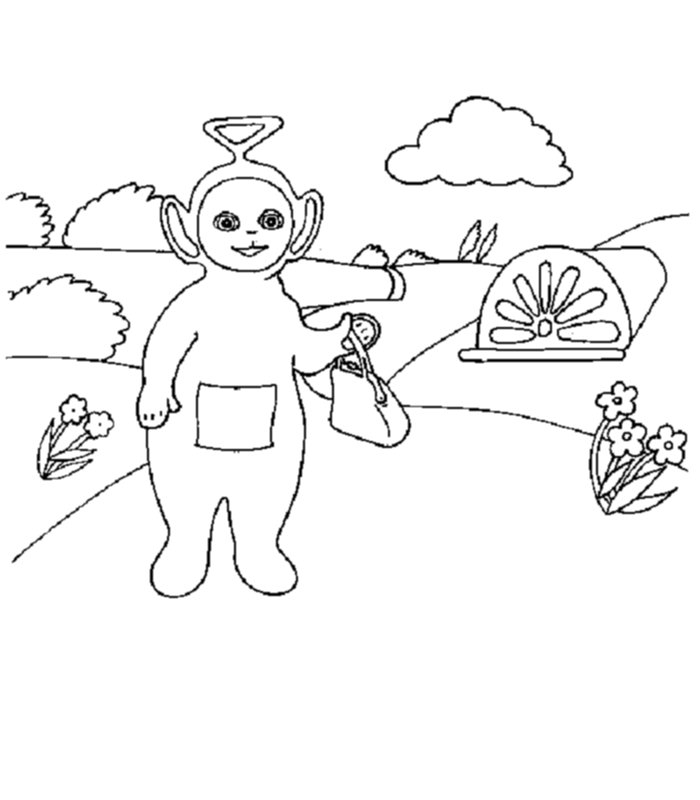 Dibujo para colorear: Teletubbies (Dibujos animados) #49707 - Dibujos para Colorear e Imprimir Gratis