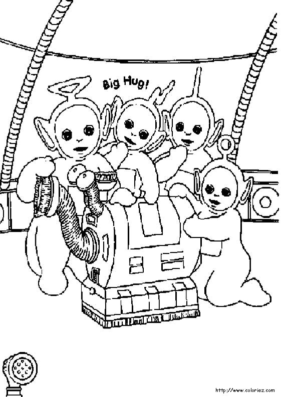 Dibujo para colorear: Teletubbies (Dibujos animados) #49717 - Dibujos para Colorear e Imprimir Gratis