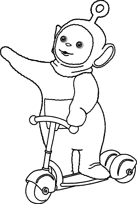 Dibujo para colorear: Teletubbies (Dibujos animados) #49726 - Dibujos para Colorear e Imprimir Gratis