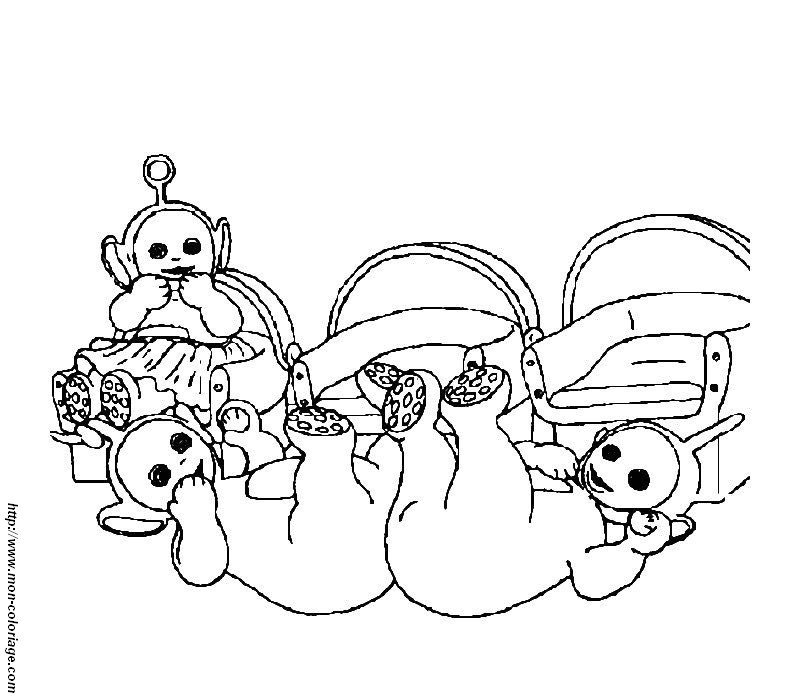 Dibujo para colorear: Teletubbies (Dibujos animados) #49747 - Dibujos para Colorear e Imprimir Gratis