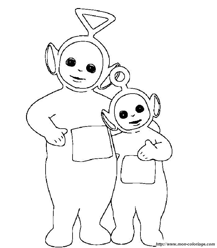 Dibujo para colorear: Teletubbies (Dibujos animados) #49763 - Dibujos para Colorear e Imprimir Gratis