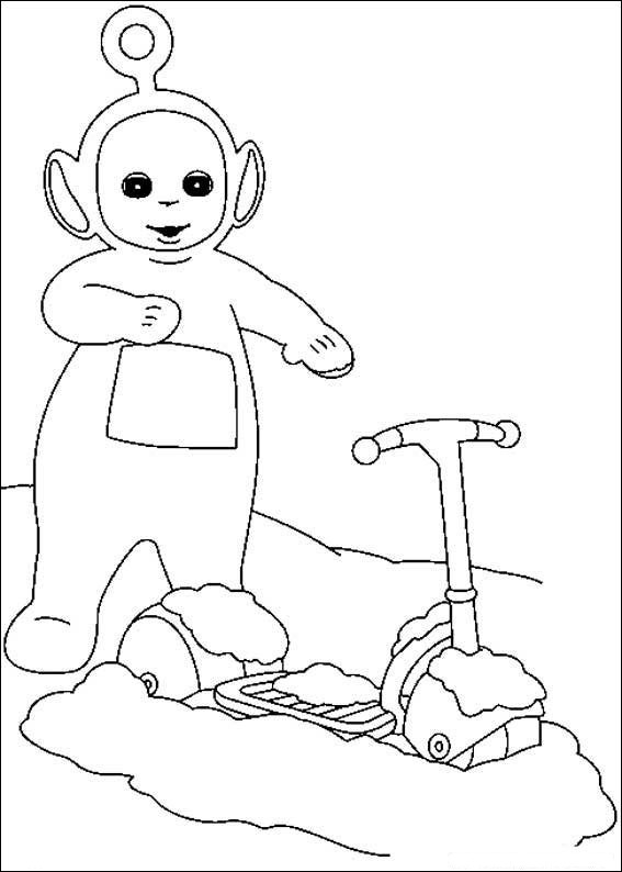 Dibujo para colorear: Teletubbies (Dibujos animados) #49793 - Dibujos para Colorear e Imprimir Gratis