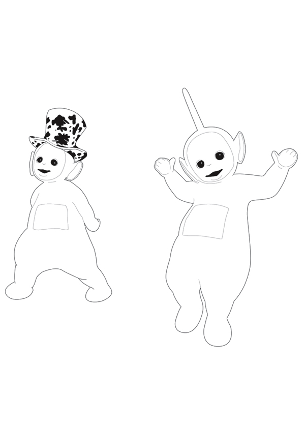 Dibujo para colorear: Teletubbies (Dibujos animados) #49794 - Dibujos para Colorear e Imprimir Gratis