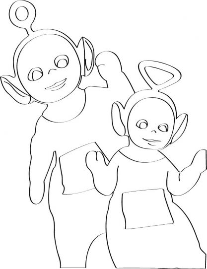 Dibujo para colorear: Teletubbies (Dibujos animados) #49816 - Dibujos para Colorear e Imprimir Gratis