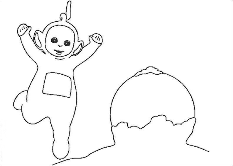 Dibujo para colorear: Teletubbies (Dibujos animados) #49833 - Dibujos para Colorear e Imprimir Gratis