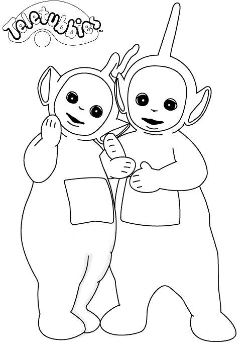 Dibujo para colorear: Teletubbies (Dibujos animados) #49876 - Dibujos para Colorear e Imprimir Gratis