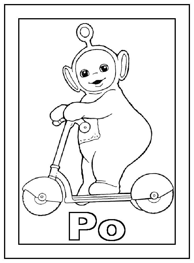 Dibujo para colorear: Teletubbies (Dibujos animados) #49892 - Dibujos para Colorear e Imprimir Gratis