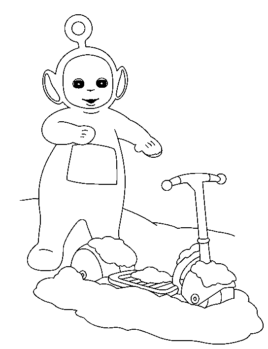 Dibujo para colorear: Teletubbies (Dibujos animados) #49908 - Dibujos para Colorear e Imprimir Gratis