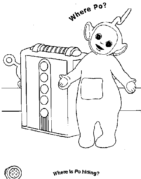 Dibujo para colorear: Teletubbies (Dibujos animados) #49918 - Dibujos para Colorear e Imprimir Gratis