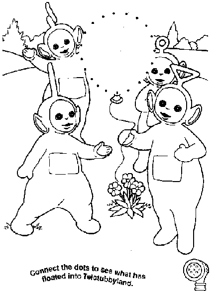 Dibujo para colorear: Teletubbies (Dibujos animados) #49920 - Dibujos para Colorear e Imprimir Gratis