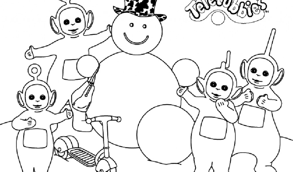 Dibujo para colorear: Teletubbies (Dibujos animados) #49925 - Dibujos para Colorear e Imprimir Gratis