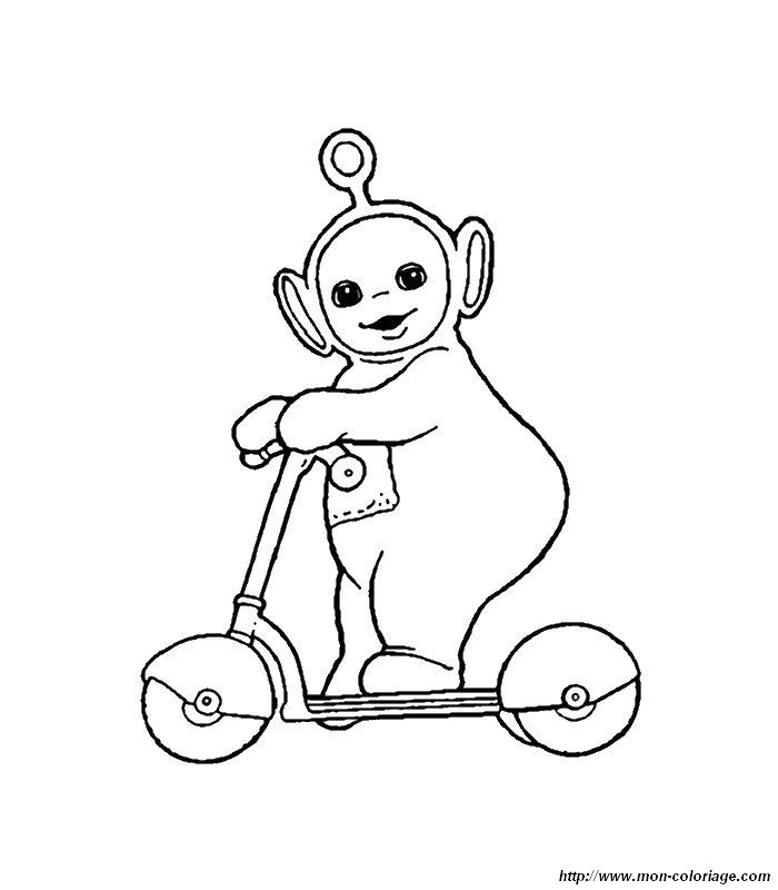 Dibujo para colorear: Teletubbies (Dibujos animados) #49931 - Dibujos para Colorear e Imprimir Gratis