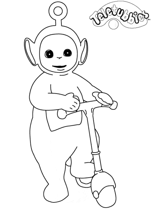 Dibujo para colorear: Teletubbies (Dibujos animados) #49932 - Dibujos para Colorear e Imprimir Gratis