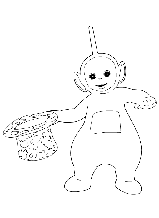 Dibujo para colorear: Teletubbies (Dibujos animados) #49943 - Dibujos para Colorear e Imprimir Gratis