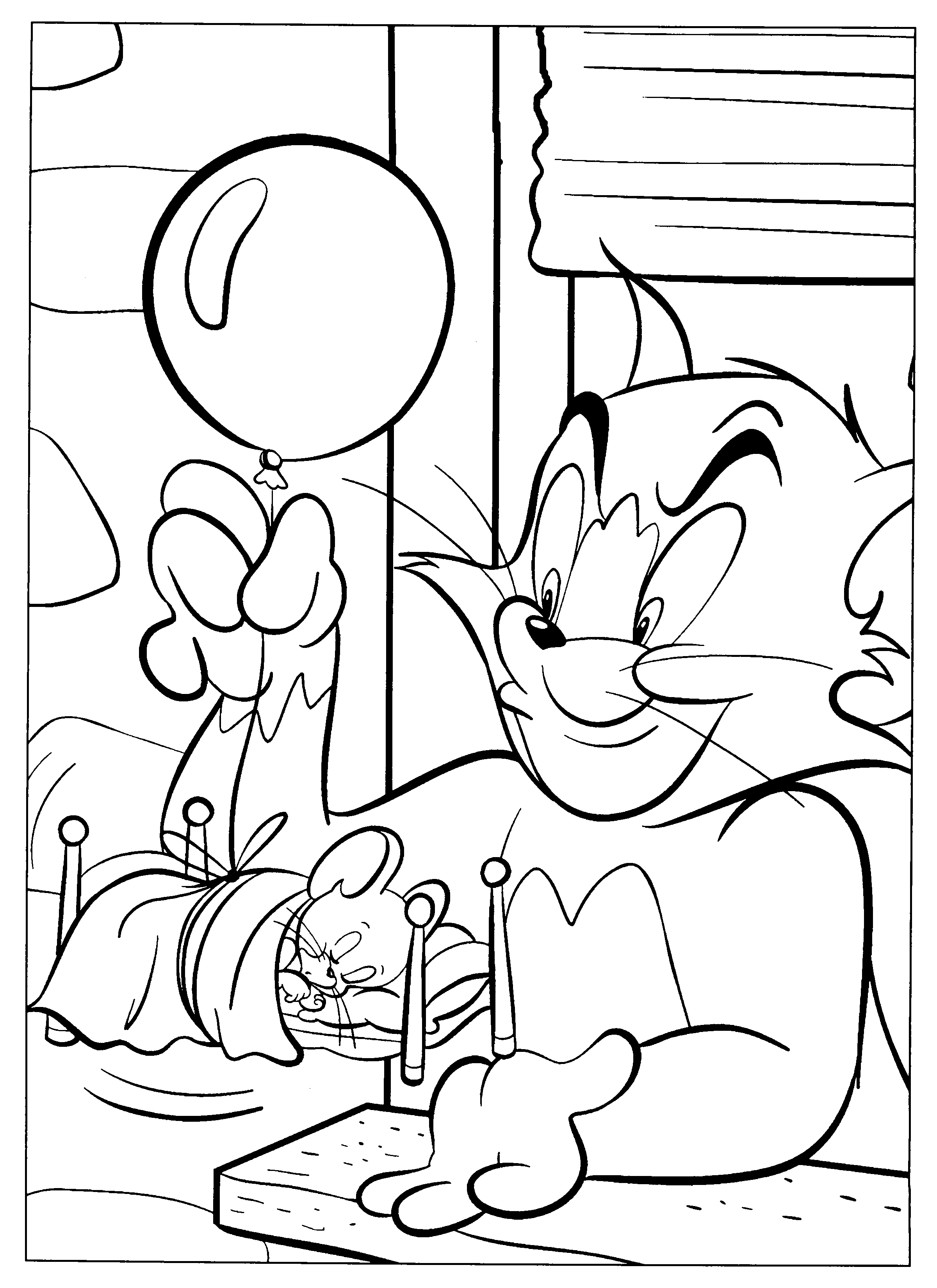 Dibujo para colorear: Tom and Jerry (Dibujos animados) #24207 - Dibujos para Colorear e Imprimir Gratis