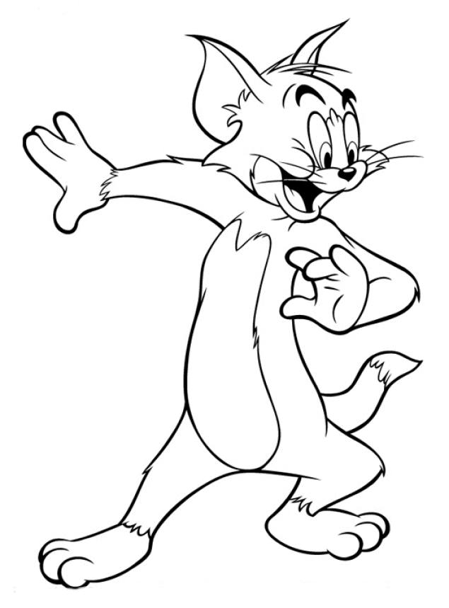 Dibujos de Tom and Jerry (Dibujos animados) para colorear – Páginas  imprimibles gratis