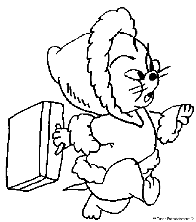 Dibujo para colorear: Tom and Jerry (Dibujos animados) #24246 - Dibujos para Colorear e Imprimir Gratis