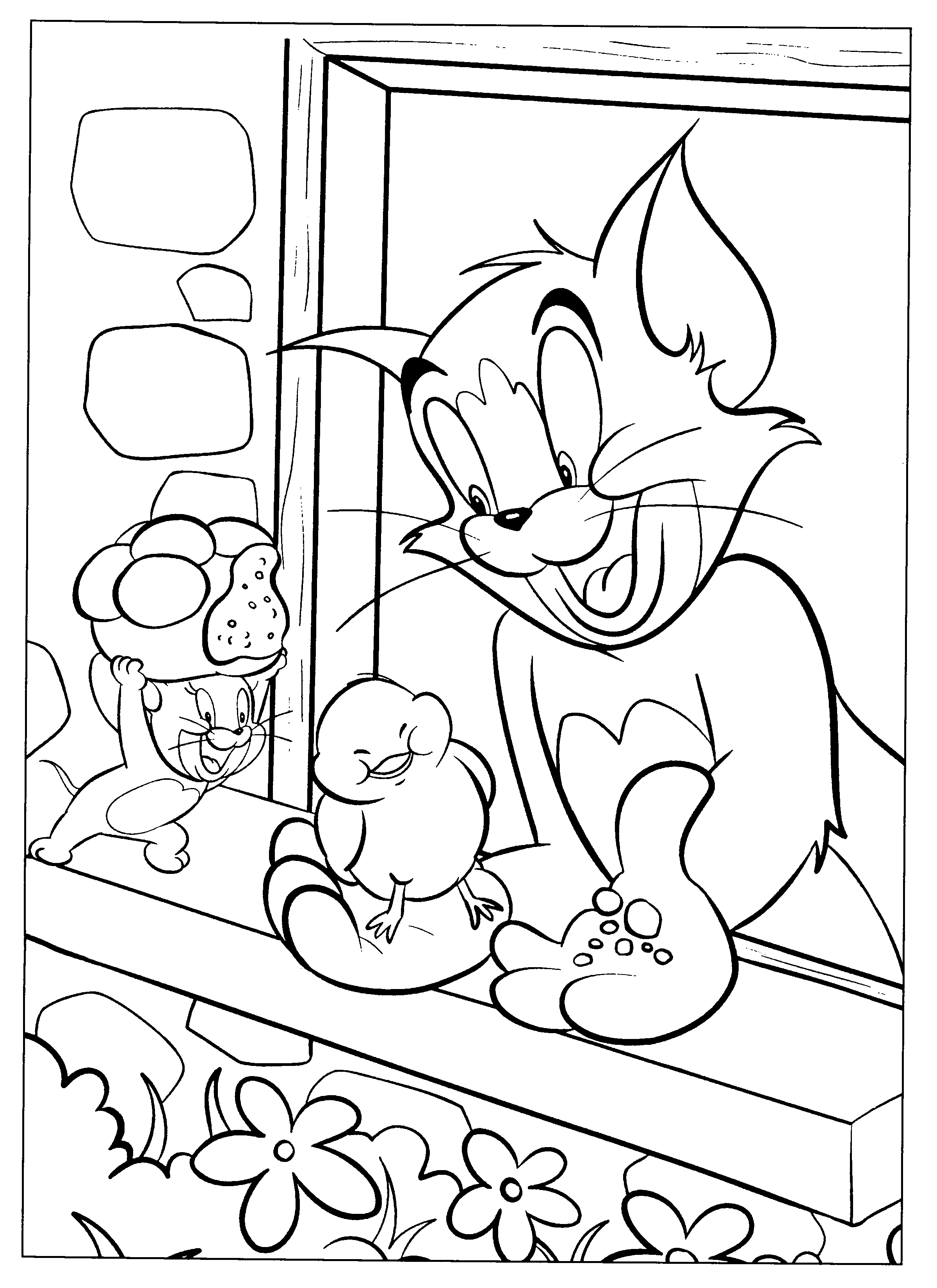 Dibujo para colorear: Tom and Jerry (Dibujos animados) #24248 - Dibujos para Colorear e Imprimir Gratis