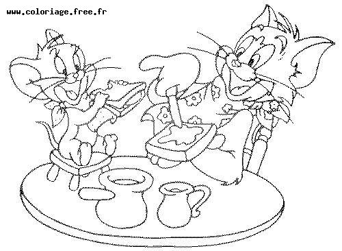 Dibujo para colorear: Tom and Jerry (Dibujos animados) #24254 - Dibujos para Colorear e Imprimir Gratis