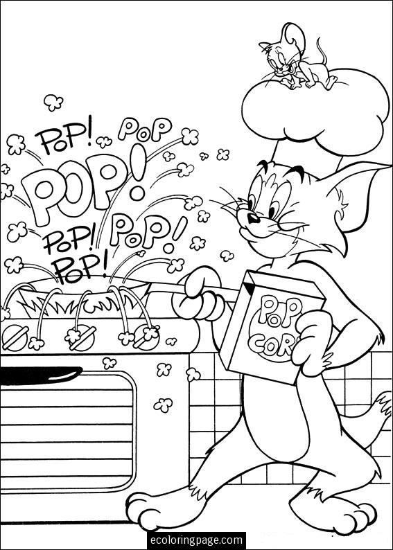 Dibujo para colorear: Tom and Jerry (Dibujos animados) #24270 - Dibujos para Colorear e Imprimir Gratis