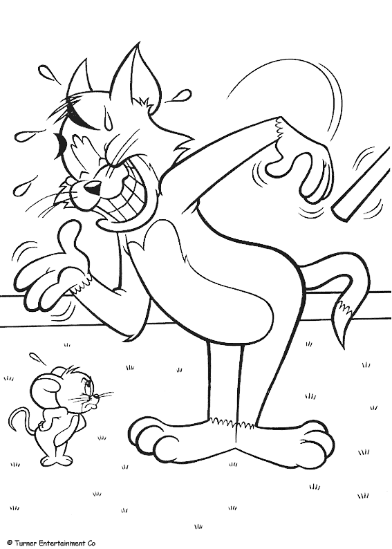 Dibujo para colorear: Tom and Jerry (Dibujos animados) #24283 - Dibujos para Colorear e Imprimir Gratis