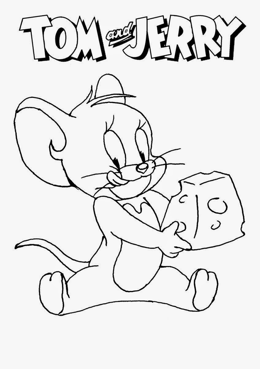 Dibujos de Tom and Jerry #24293 (Dibujos animados) para colorear – Páginas  imprimibles gratis