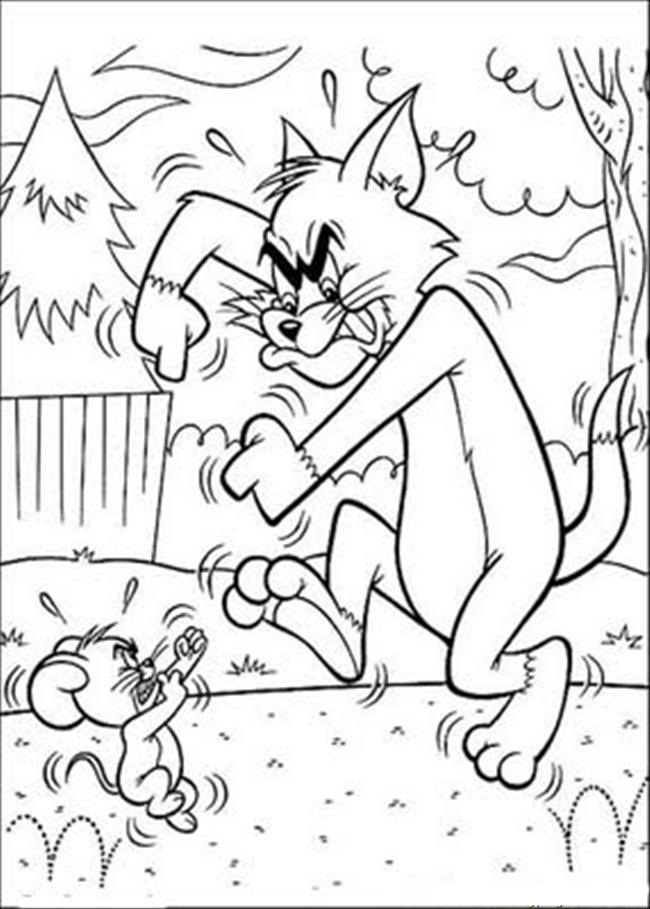 Dibujo para colorear: Tom and Jerry (Dibujos animados) #24355 - Dibujos para Colorear e Imprimir Gratis