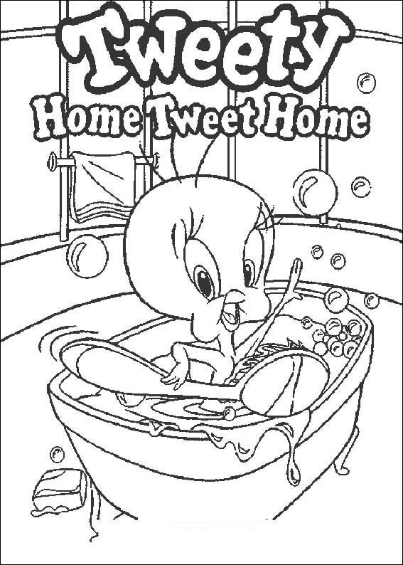 Dibujo para colorear: Tweety and Sylvester (Dibujos animados) #29283 - Dibujos para Colorear e Imprimir Gratis