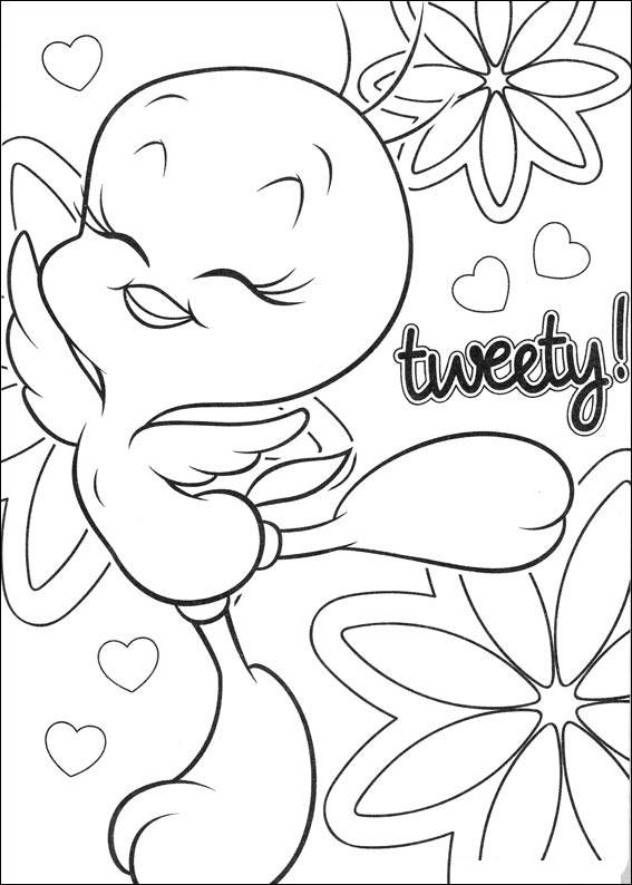 Dibujo para colorear: Tweety and Sylvester (Dibujos animados) #29315 - Dibujos para Colorear e Imprimir Gratis