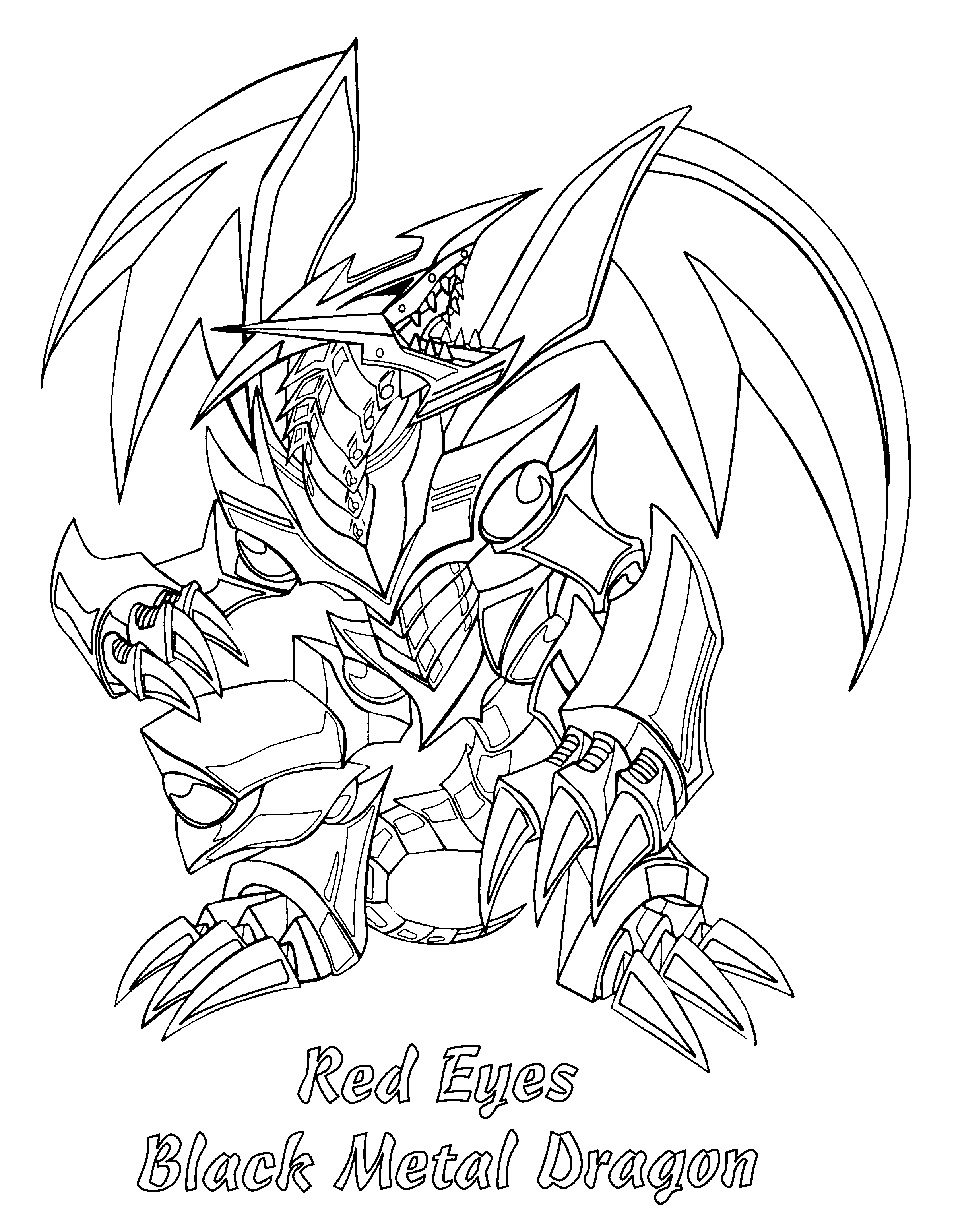 Dibujo para colorear: Yu-Gi-Oh! (Dibujos animados) #52975 - Dibujos para Colorear e Imprimir Gratis