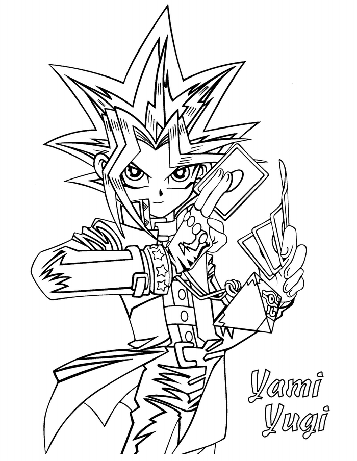 Dibujo para colorear: Yu-Gi-Oh! (Dibujos animados) #52980 - Dibujos para Colorear e Imprimir Gratis