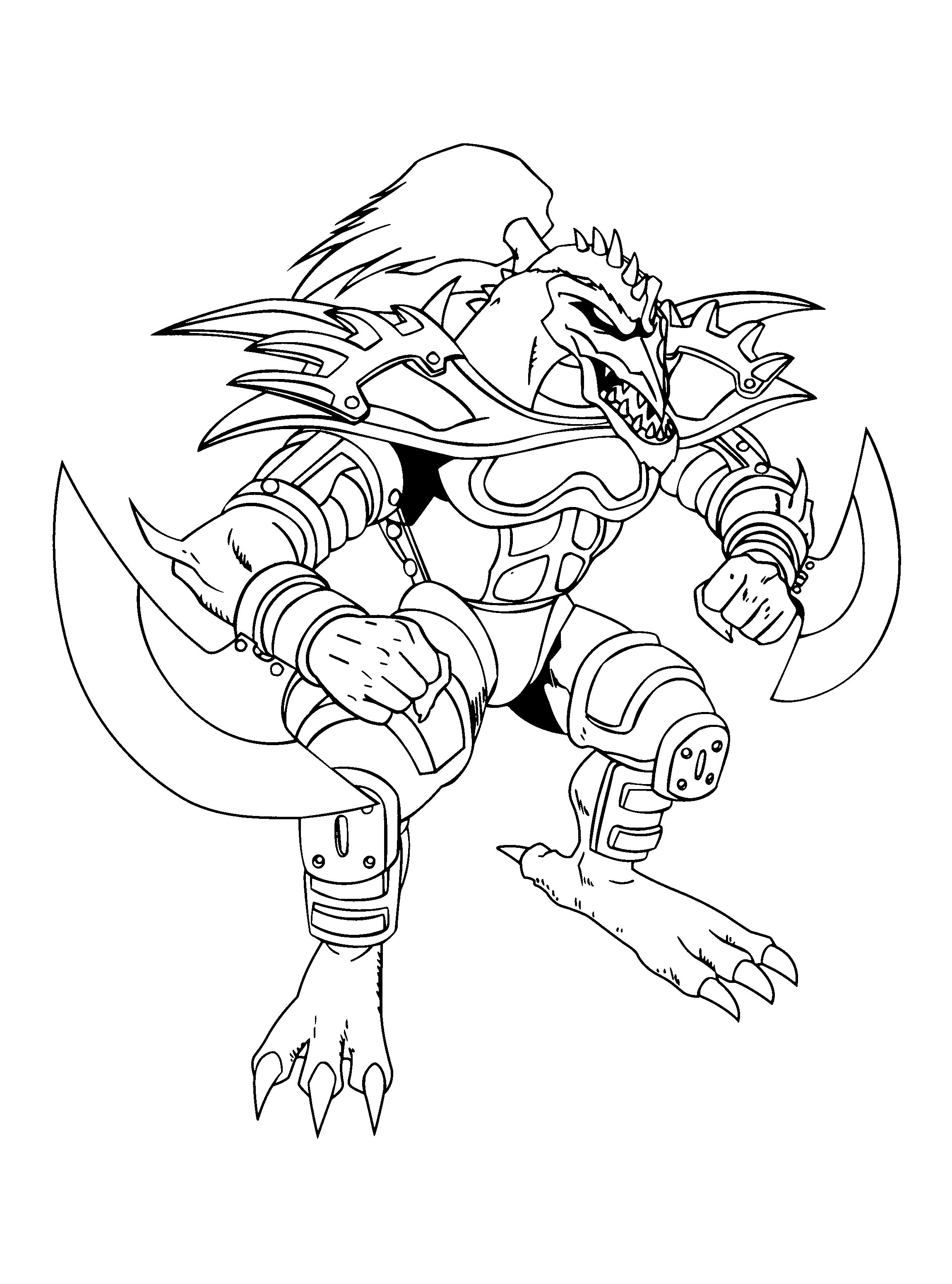 Dibujo para colorear: Yu-Gi-Oh! (Dibujos animados) #52985 - Dibujos para Colorear e Imprimir Gratis