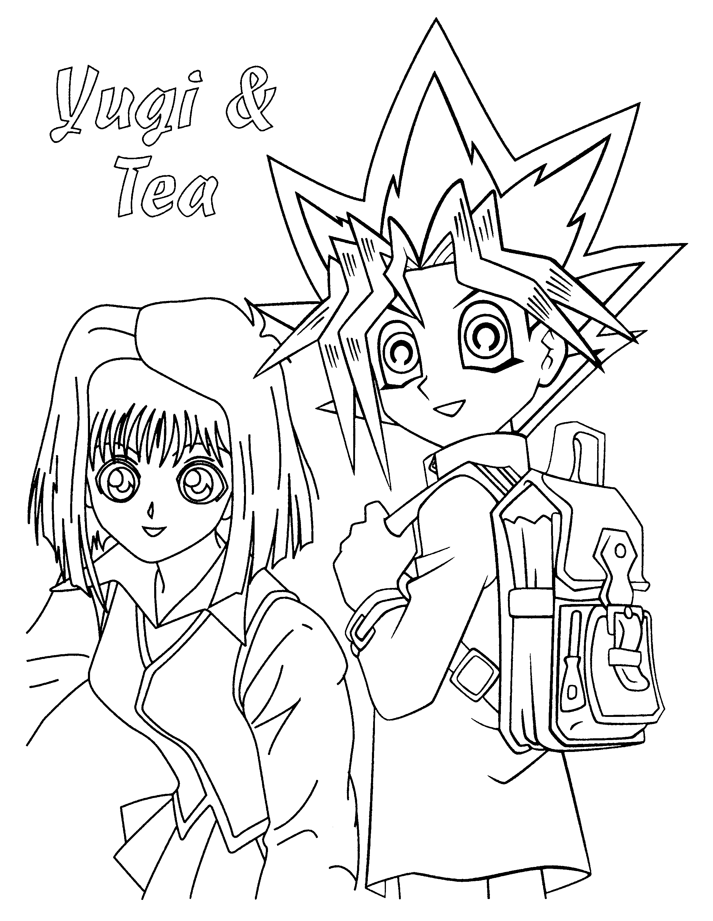 Dibujo para colorear: Yu-Gi-Oh! (Dibujos animados) #52992 - Dibujos para Colorear e Imprimir Gratis